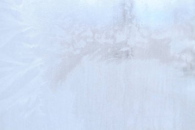 Sabahın erken saatlerinde bir donmuş buz soğuk desenleri kutu