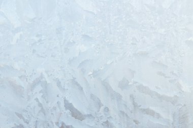 Sabahın erken saatlerinde bir donmuş buz soğuk desenleri kutu