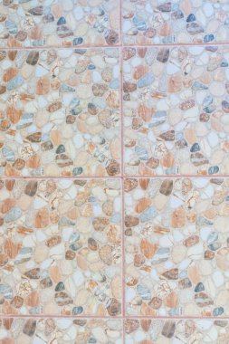 Str fayans şeklinde renkli taş dokusu