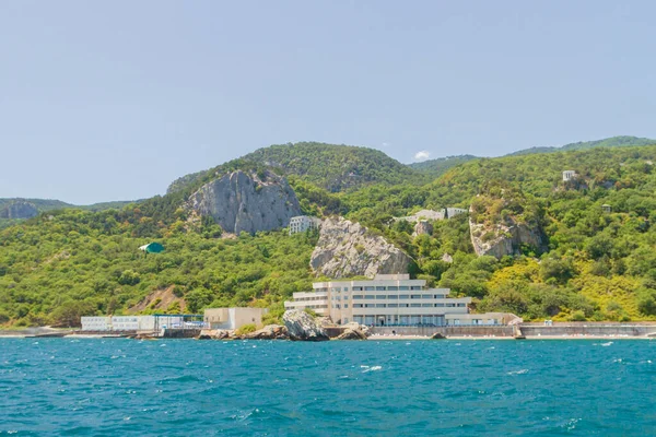 Città Yalta Crimea Luglio 2019 Embankment Della Città Yalta Una — Foto Stock