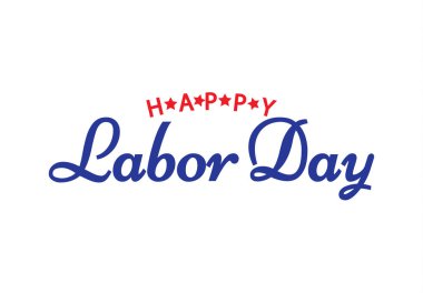 Mutlu İşçi Bayramı vektör çizim arka plan üzerinde