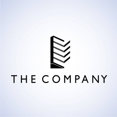 Arkaplanda logo fikirleri tasarım vektör çizimi