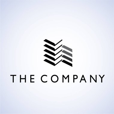 Arkaplanda logo fikirleri tasarım vektör çizimi