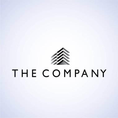 Arkaplanda logo fikirleri tasarım vektör çizimi