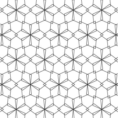 Geometrik soyut desen toplama vektör desen çizim grafik arka planda