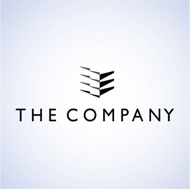 Arkaplanda logo fikirleri tasarım vektör çizimi