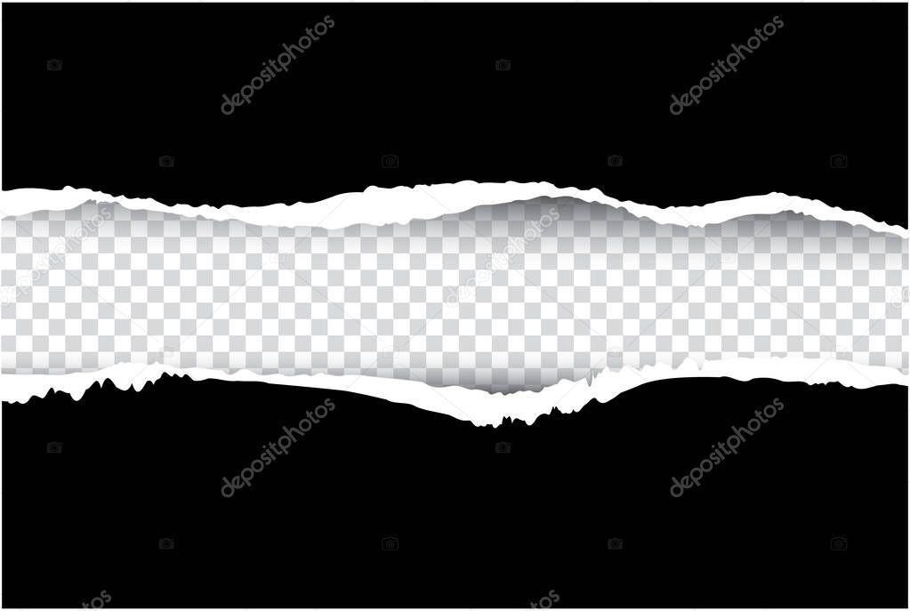 Paper torn, Edge page, Empty paper vector
