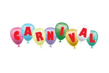 karnaval için balon rengi 