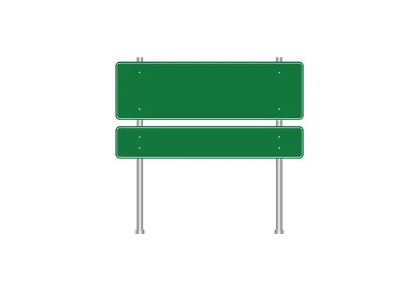 Зеленый дорожный знак — стоковый вектор