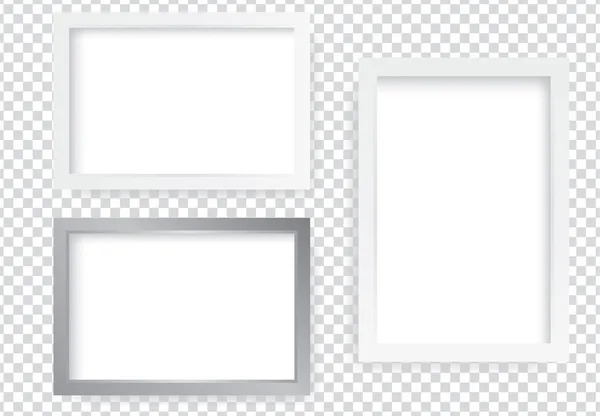 Встановити Зображення Рамки Векторна Ілюстрація Фоні — стоковий вектор