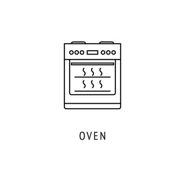 Fırın. Mutfak aletleri simgesi