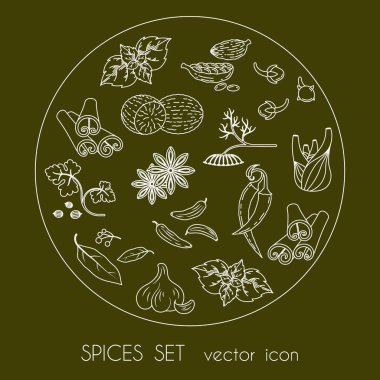 Baharat Seti, kontur simgeler