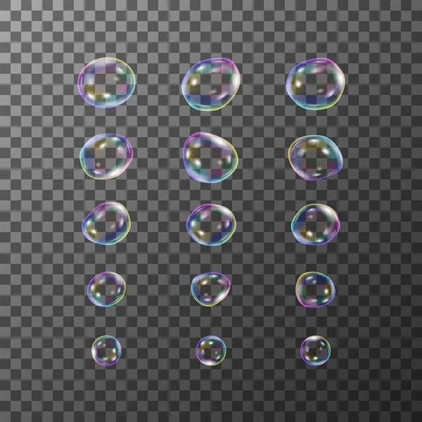 Vector set bubbles — Stock Vector