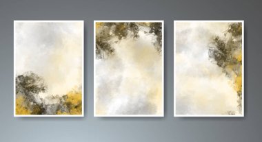 Suluboya geçmişi olan kartlar. Kapak için tasarım, tarih, kartpostal, afiş, logo.