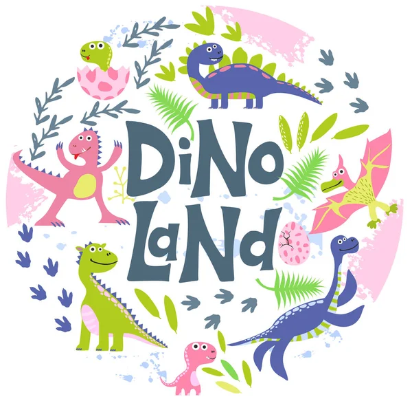 Dinossauro Bebê. O Objeto Isolado Em Um Fundo Branco. Dino De Bebê Animado  E Alegre. Desenho Animado Ilustração do Vetor - Ilustração de nave, réptil:  213666488