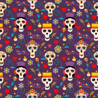 Kusursuz bir şekilde öldüğü gün. Dia de los muertos Meksika Festivali