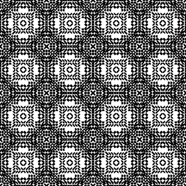 Patrón Étnico Transparente Blanco Negro Tribal Vintage Grunge Fondo Tribal — Vector de stock