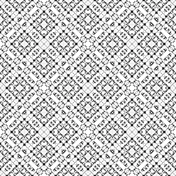 Naadloze Etnische Black White Pattern Tribal Vintage Grunge Abstract Tribal — Stockvector