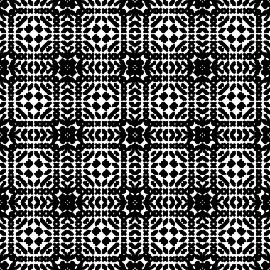 Siyah ve beyaz Dikişsiz etnik desen. Kabile. Vintage, Grunge, soyut kabile arka plan kağıt ambalaj yüzey tasarımı, tekstil, duvar kağıdı için yüzey dokuları,