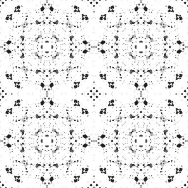 Siyah ve beyaz Dikişsiz etnik desen. Kabile. Vintage, Grunge, soyut kabile arka plan kağıt ambalaj yüzey tasarımı, tekstil, duvar kağıdı için yüzey dokuları,