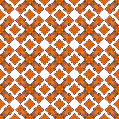 Dekoratif patchwork çinileri ile Seamless oryantal modeli. Serbest el çiziminin. Ambalaj Kağıt, kumaş tasarım ve moda, yüzey tasarımı için arka plan. Kendi kendine yapılan Akrilik sanat çalışmalar ışığında.