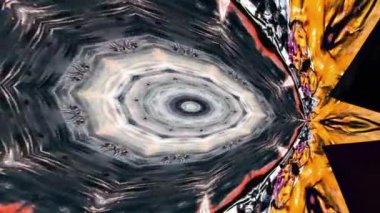 Slow Motion Dreamlike Psychedelic Blur, renkli orijinal soyut sanat akışının hareket yüzeyi görüntüsü. Kusursuz döngü psikoterapisi.