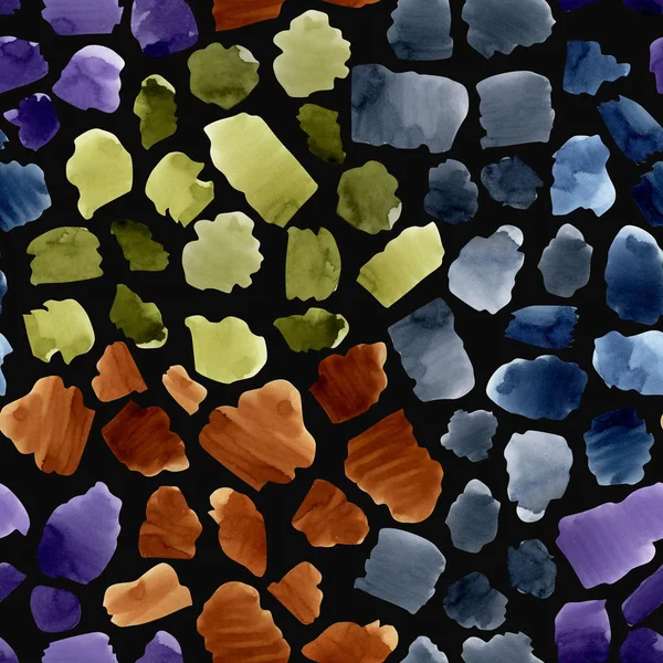 Sulu boya renkli soyut vuruş seamless modeli