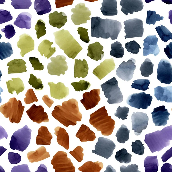 Sulu boya renkli soyut vuruş seamless modeli