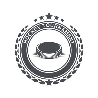 Vintage hokey kutsal kişilerin resmi içinde eski stil.