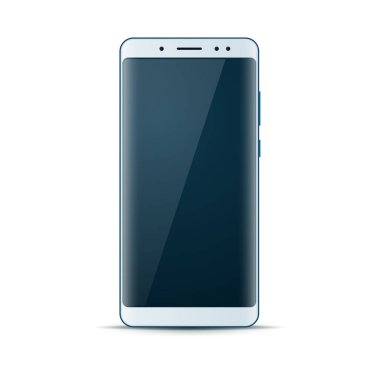 Gerçekçi 3d smartphone, dijital aracı simgesini.