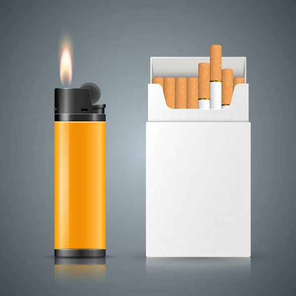 Škodlivé cigarety, viper, kouře, business infografiky. — Stockový vektor
