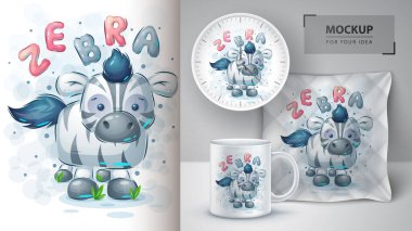 Teddy Zebra - poster ve ticaret.