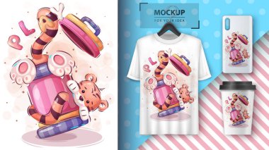 Kaplan oyunu - poster ve ticaret.