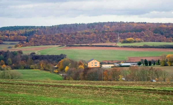 Paisagem bonita no campo . — Fotografia de Stock