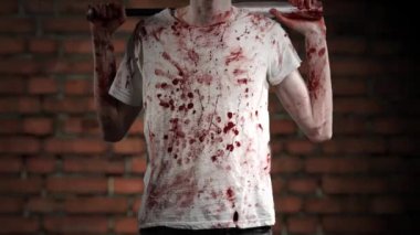 Kan lekeleri yarasa adam