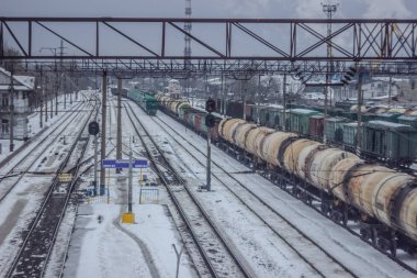 Sovyet Tren İstasyonu kış