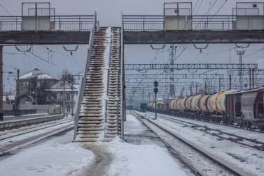 Sovyet Tren İstasyonu kış