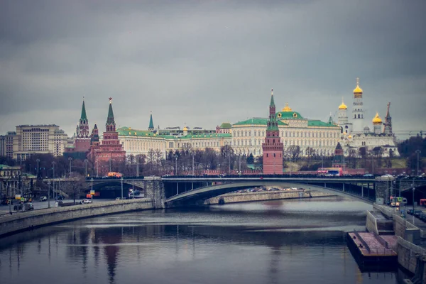 Moskou Het Platform Uitzicht Stad — Stockfoto