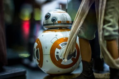 Kiev, Ukrayna-Temmuz 22, 2017: film Star Wars oyuncak heykeli