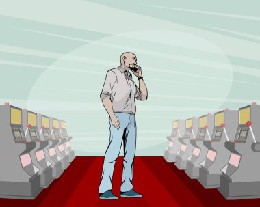 Kumar bir katılımı vektör çizim