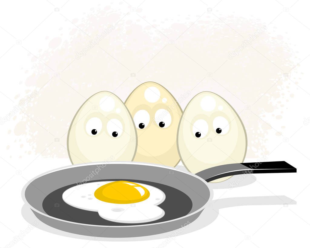 Eggs with eyes