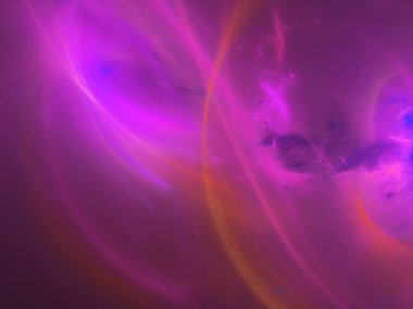 Mor Soyut Fraktal arka plan 3d render illüstrasyon