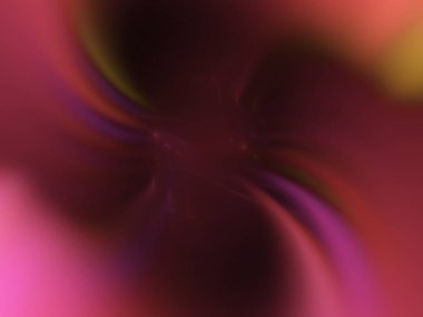 Kırmızı Soyut Fraktal arka plan 3d render illüstrasyon