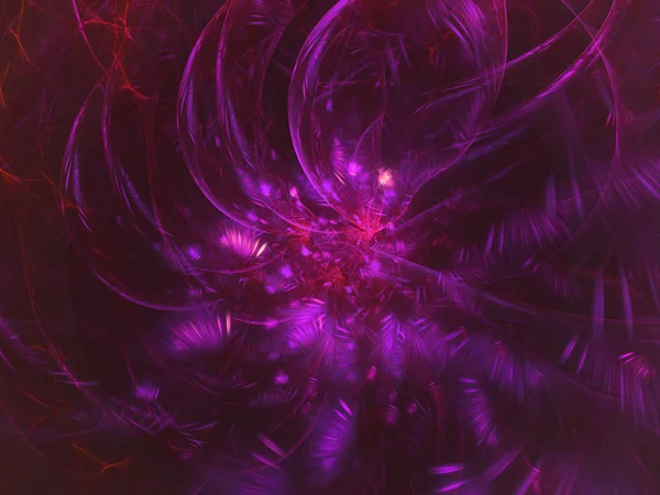 purple abstract fractal background 3d rendering illustration