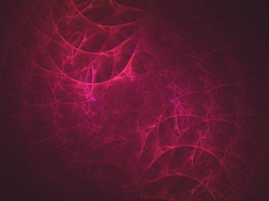 Kırmızı Soyut Fraktal arka plan 3d render illüstrasyon