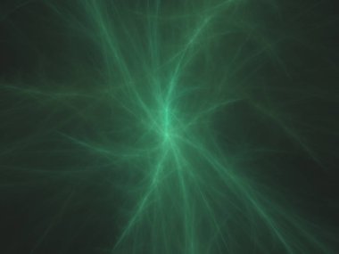 yeşil Soyut Fraktal arka plan 3d render illüstrasyon