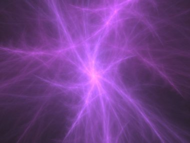 Mor Soyut Fraktal arka plan 3d render illüstrasyon