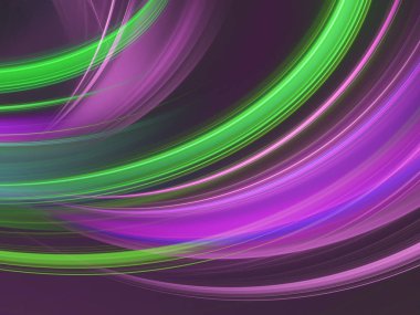 Mor Soyut Fraktal arka plan 3d render illüstrasyon