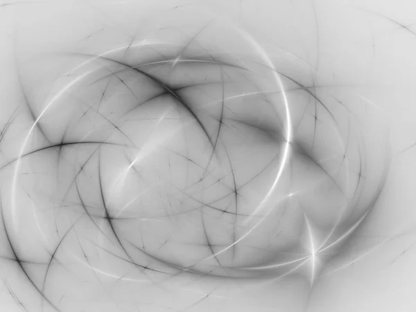 Черно Белый Абстрактный Фрактальный Фон — стоковое фото
