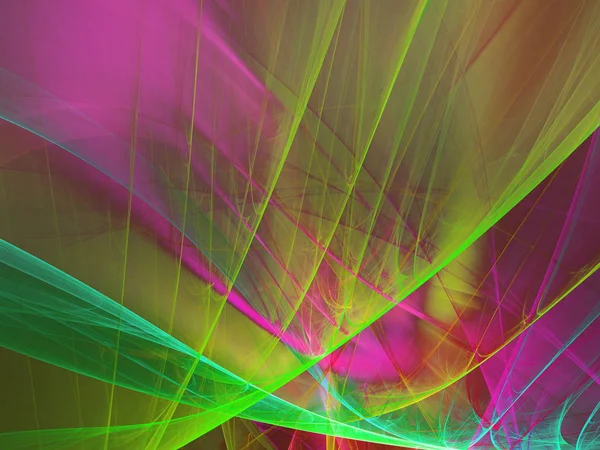 Regenboog Abstracte Fractal Achtergrond Rendering Illustratie — Stockfoto